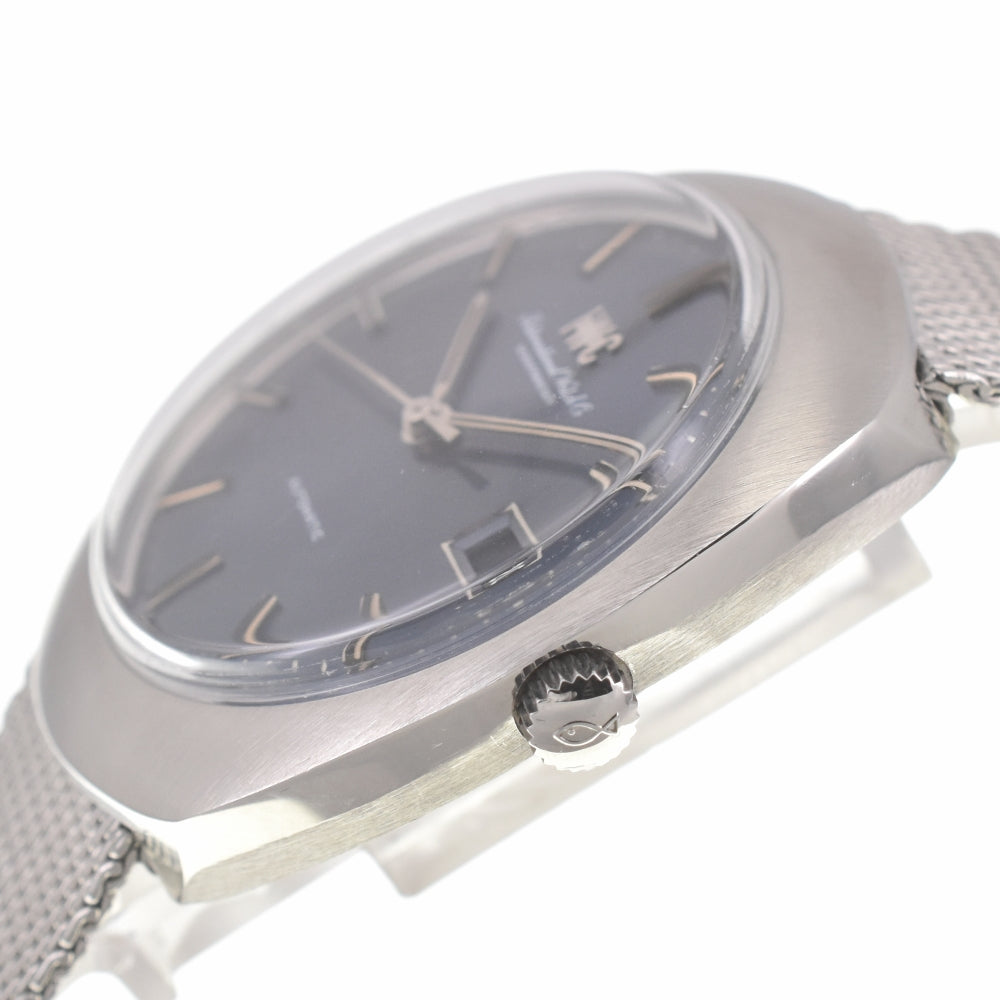 IWC SCHAFFHAUSEN vintage Cal.8541B Date cushion case blue Dial Automatic Men's
 Watch E#139396