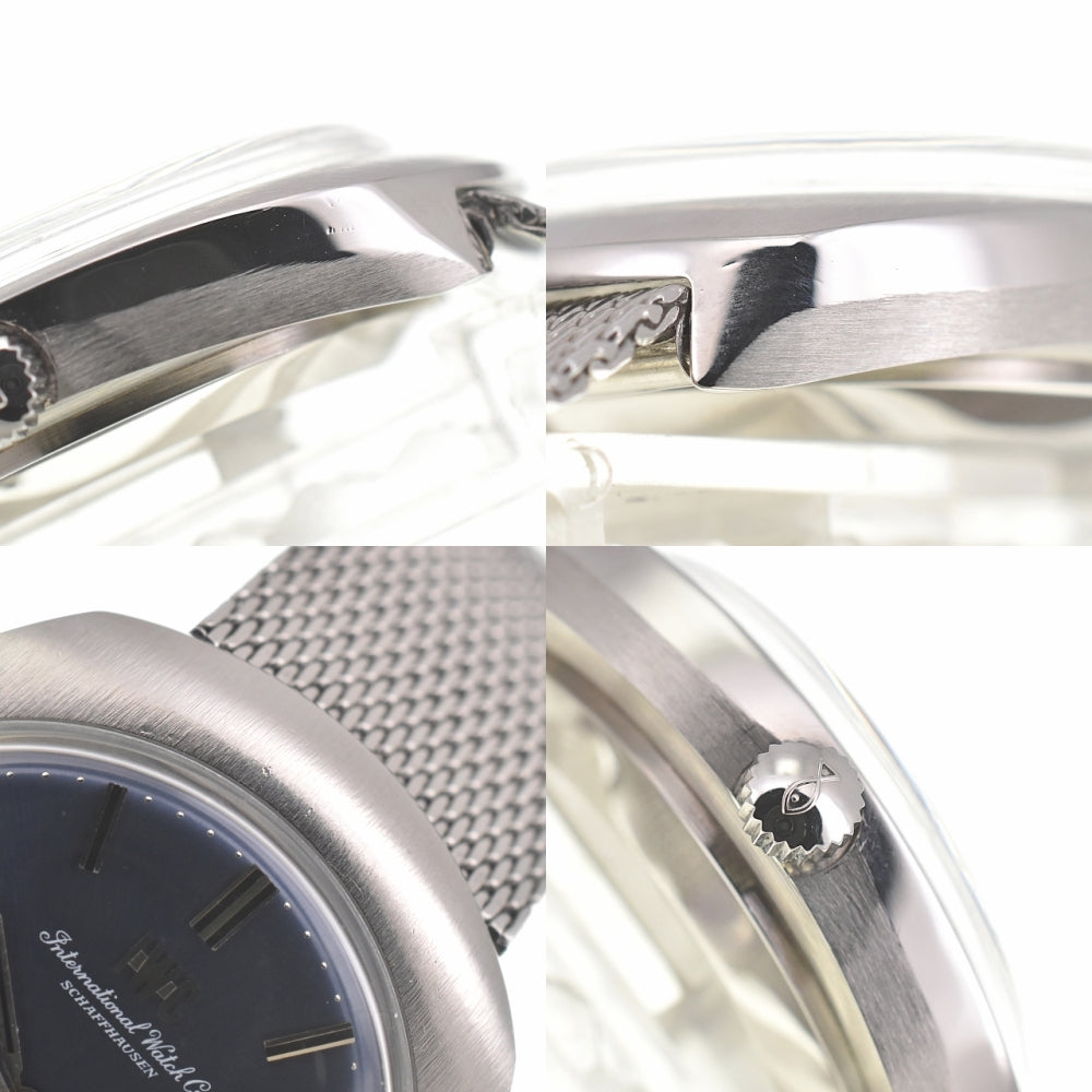 IWC SCHAFFHAUSEN vintage Cal.8541B Date cushion case blue Dial Automatic Men's
 Watch E#139396