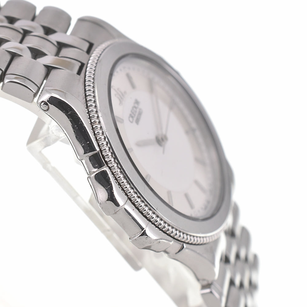 SEIKO CREDOR 9581-6040 K18WGBezel Silver Dial Quartz Men's
 Watch E#139409