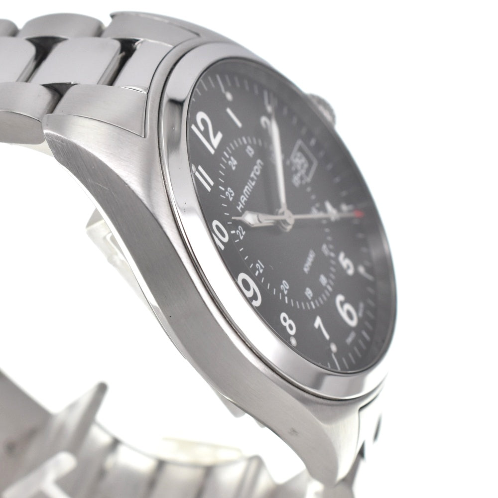 with paper HAMILTON Khaki field H685510 Date black Dial Quartz Men's
 Watch E#139411