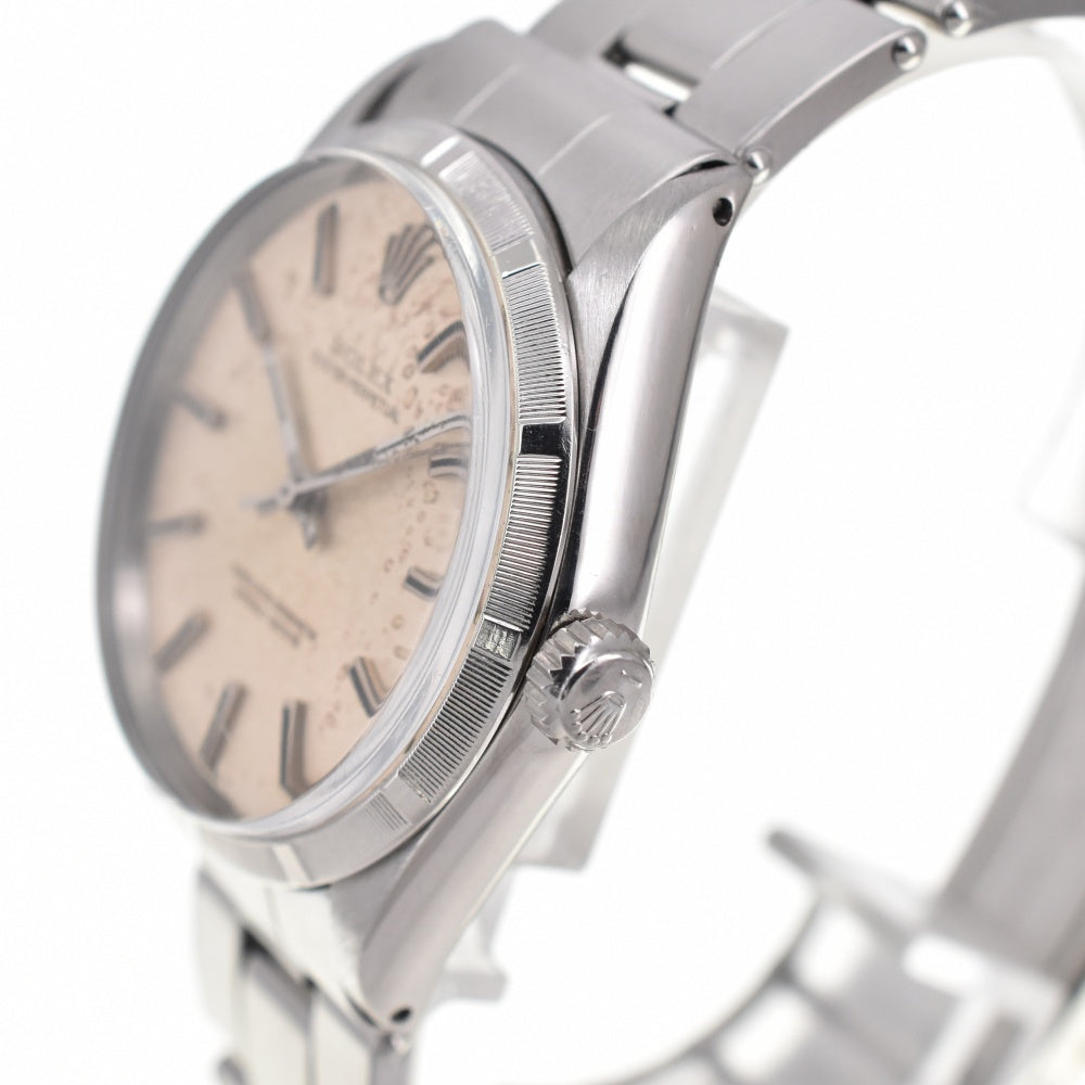 ROLEX Oyster perpetual 1003 finely engine turned Silver Dial Automatic Men's
 Watch G#139420