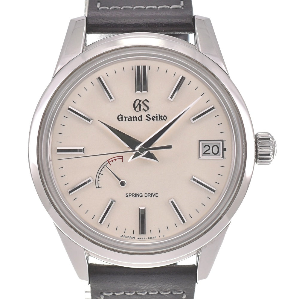 with paper SEIKO Grand Seiko 9R65-0BJ0/SBGA293 Power reserve Silver Dial Spring drive Men's
 Watch H#139426