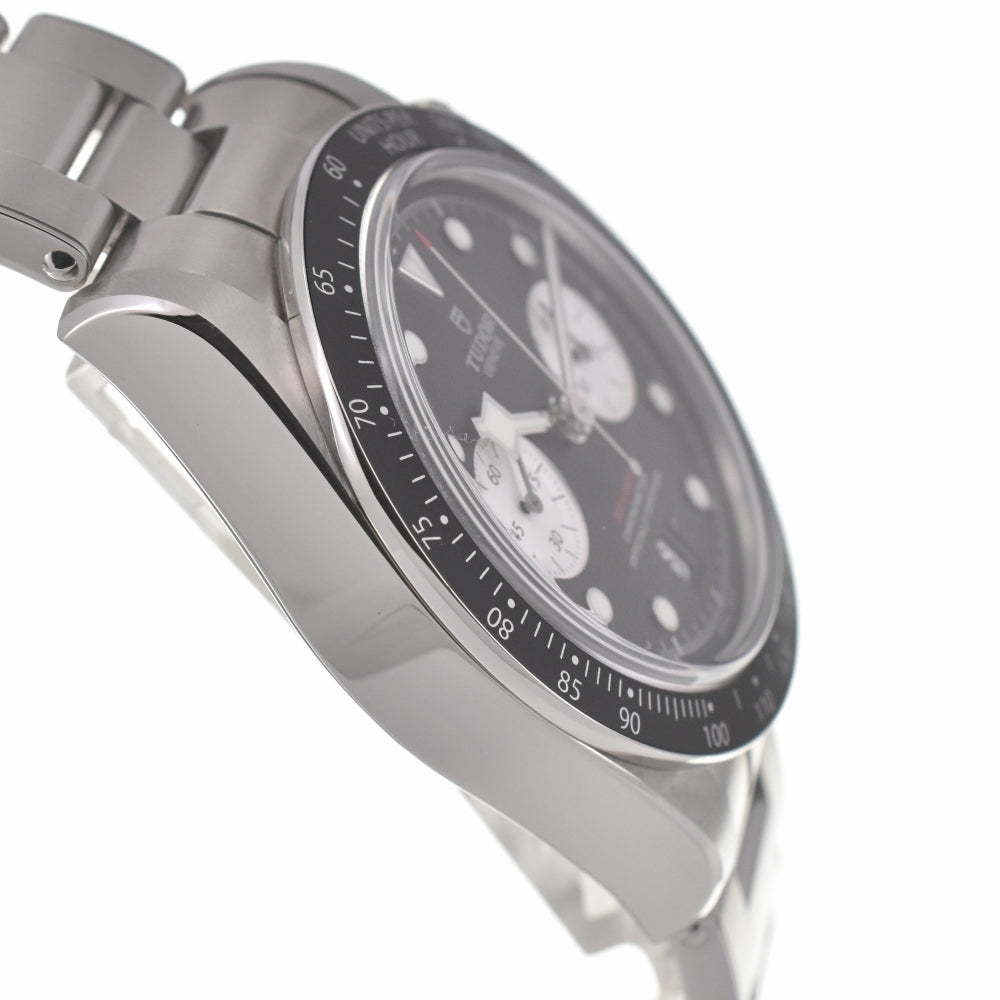 with paper TUDOR Black Bay Chronograph Date 79360N Black / Silver Dial Automatic Men's
 Watch G#139432