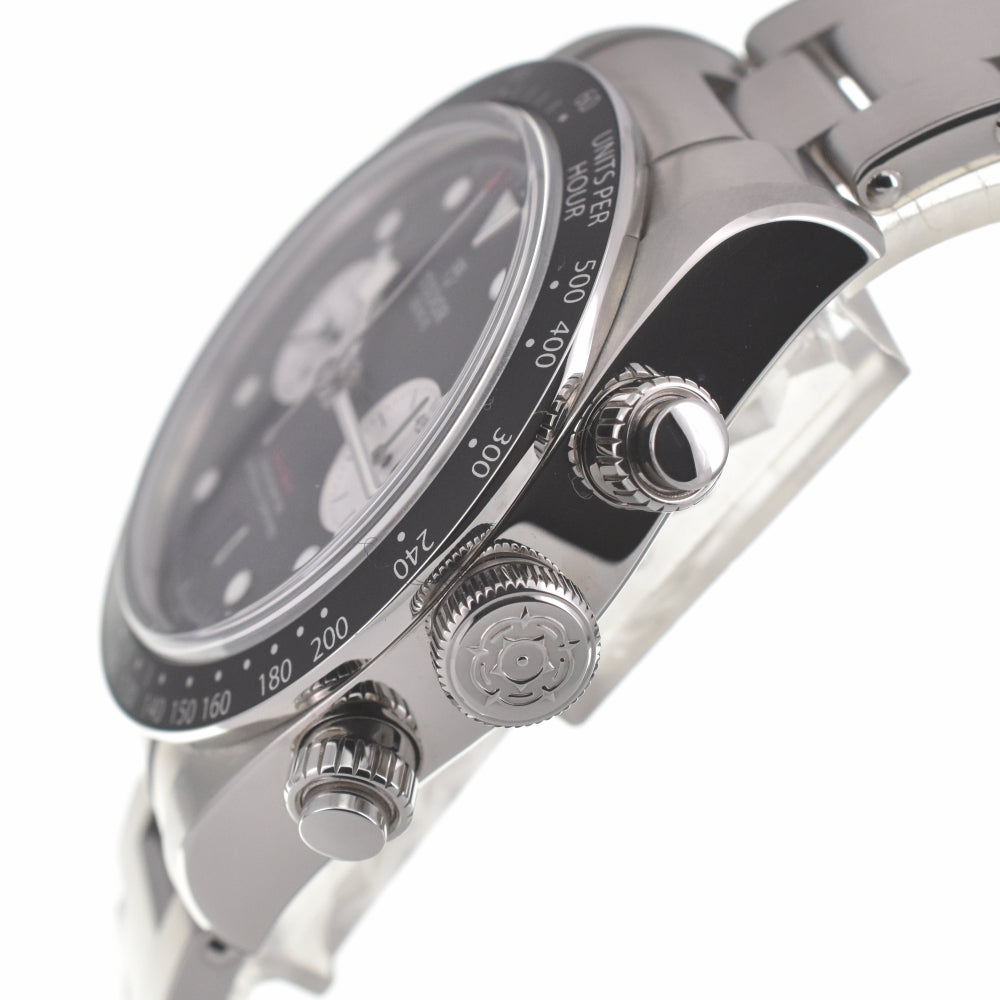 with paper TUDOR Black Bay Chronograph Date 79360N Black / Silver Dial Automatic Men's
 Watch G#139432