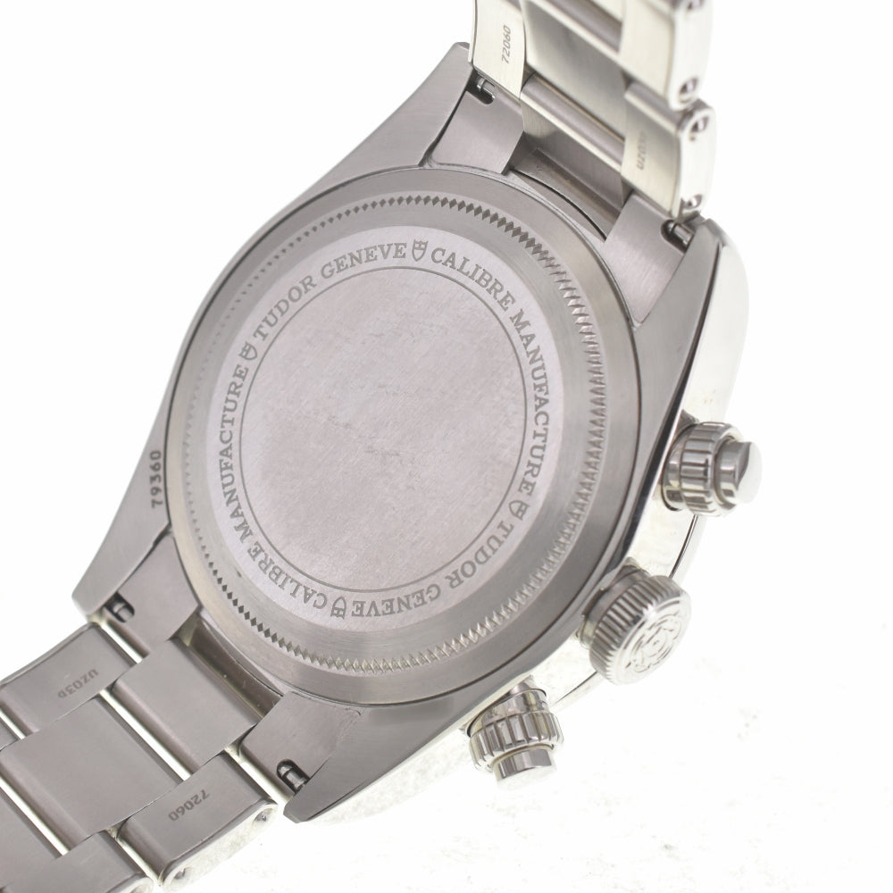 with paper TUDOR Black Bay Chronograph Date 79360N Black / Silver Dial Automatic Men's
 Watch G#139432