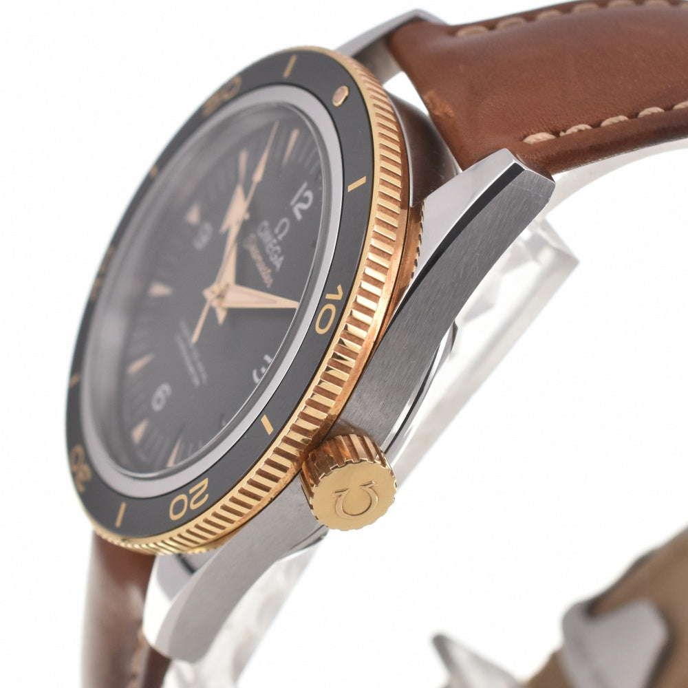 with paper OMEGA Seamaster 300 Master Co-Axial 41MM 233.22.41.21.01.001 black Dial Automatic Men's
 Watch E#139435