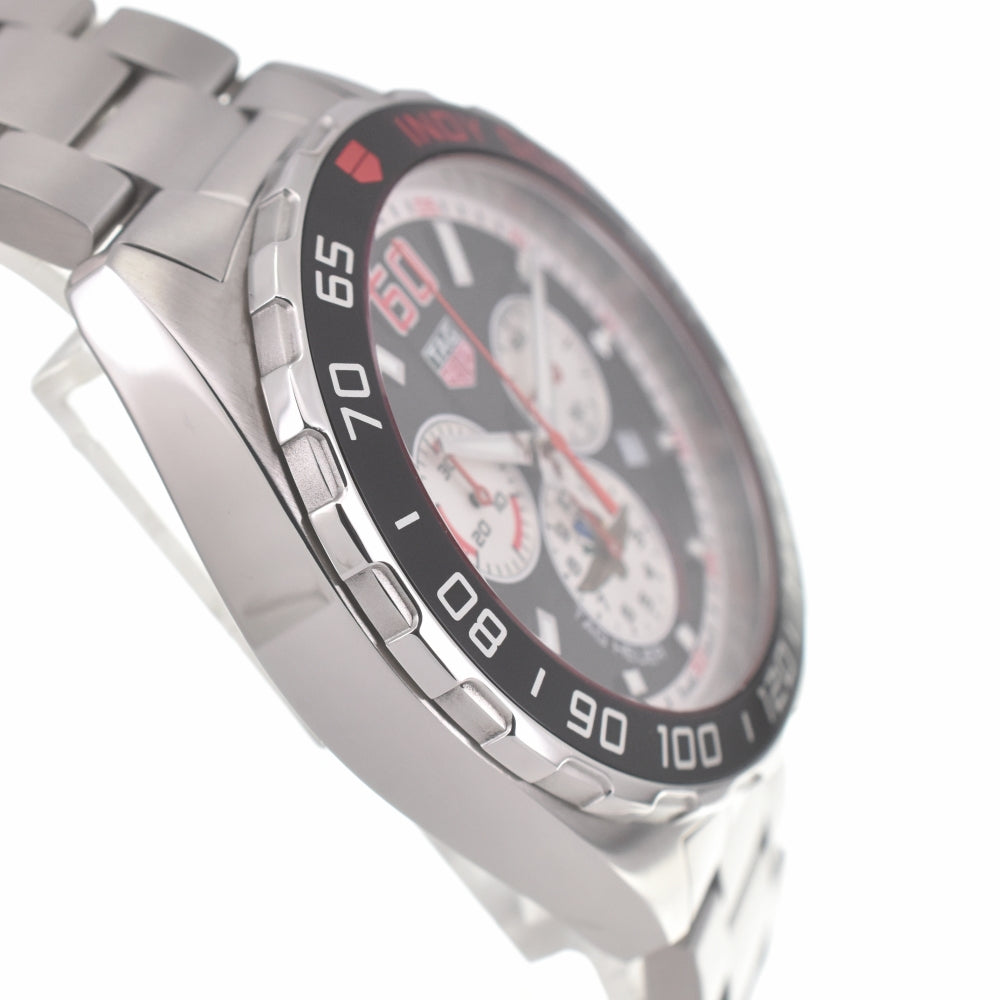 with paper TAG HEUER Formula 1 Indy 500 CAZ101V Limited Edition Chronograph Date Black / Silver Dial Quartz Men's
 Watch I#139440