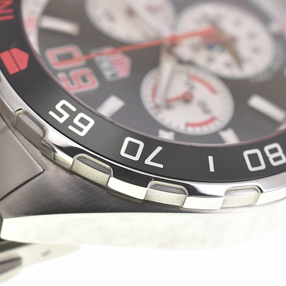 with paper TAG HEUER Formula 1 Indy 500 CAZ101V Limited Edition Chronograph Date Black / Silver Dial Quartz Men's
 Watch I#139440