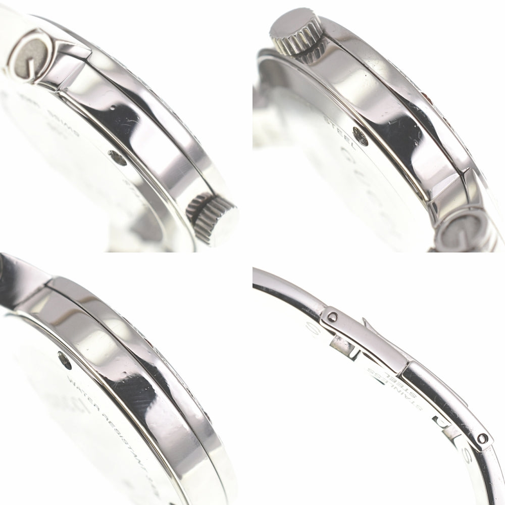 GUCCI 105 Garnet Bezel Bangle white Dial Quartz Ladies
 Watch L#139472