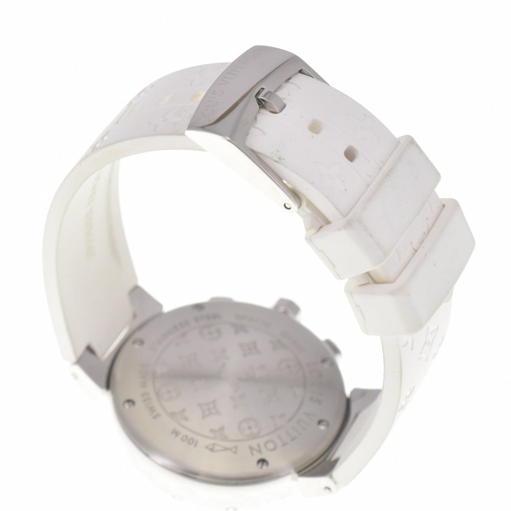 LOUIS VUITTON Tambour Lovely Cup MM Q132G Chronograph Date black Dial Quartz Ladies
 Watch H#139500