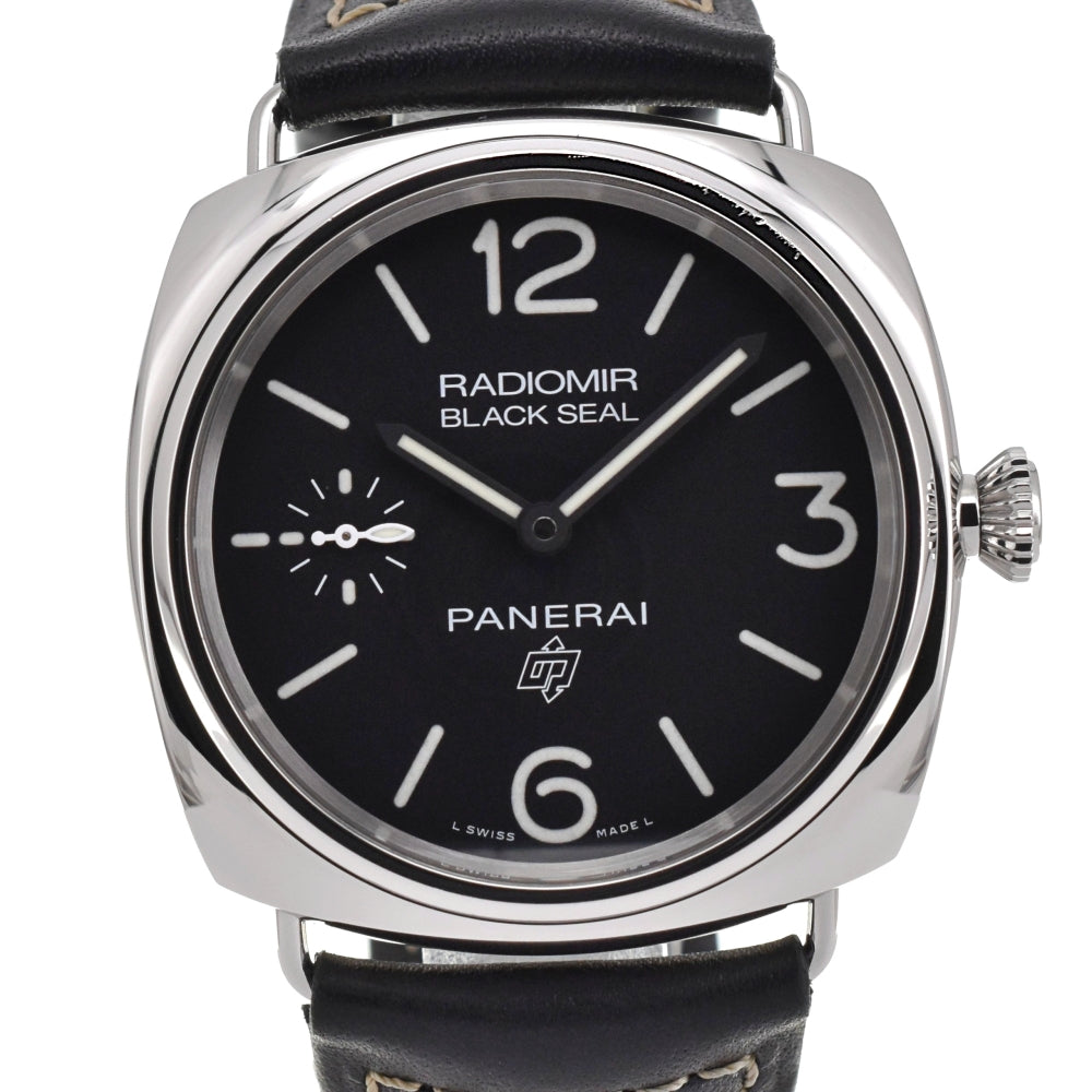 with paper PANERAI Radiomir Black Seal 3 Days Acciaio PAM00754 black Dial Hand Winding Men's
 Watch G#139514