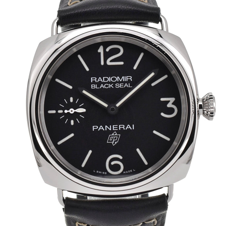 with paper PANERAI Radiomir Black Seal 3 Days Acciaio PAM00754 black Dial Hand Winding Men's
 Watch G#139514