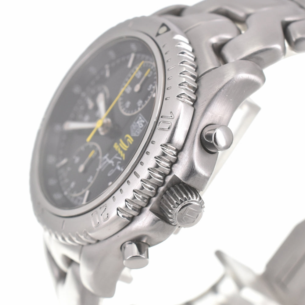 TAG HEUER Link Ayrton Senna limited model CT2115.BA0550 Chronograph Date black Dial Automatic Men's
 Watch E#139537