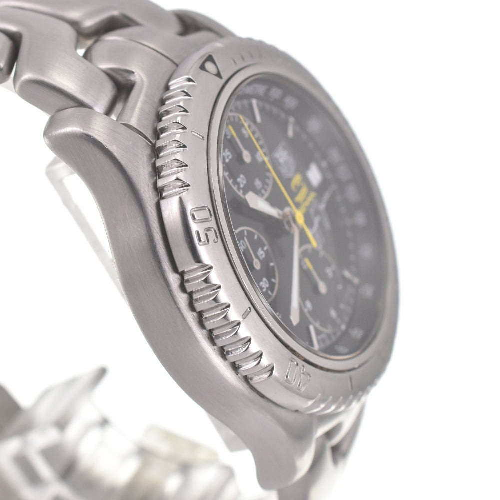 TAG HEUER Link Ayrton Senna limited model CT2115 Chronograph Date black Dial Automatic Men's
 Watch H#139538