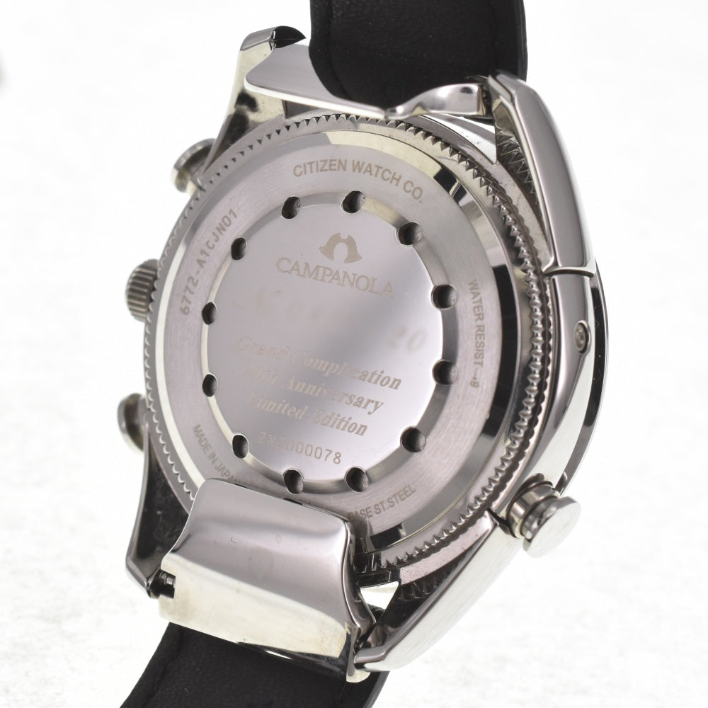 with paper CITIZEN Campanola Grand Complication Raindrops AH4086-05E/6772-A1CJN01 Black / gold Dial Quartz Men's
 Watch G#139558