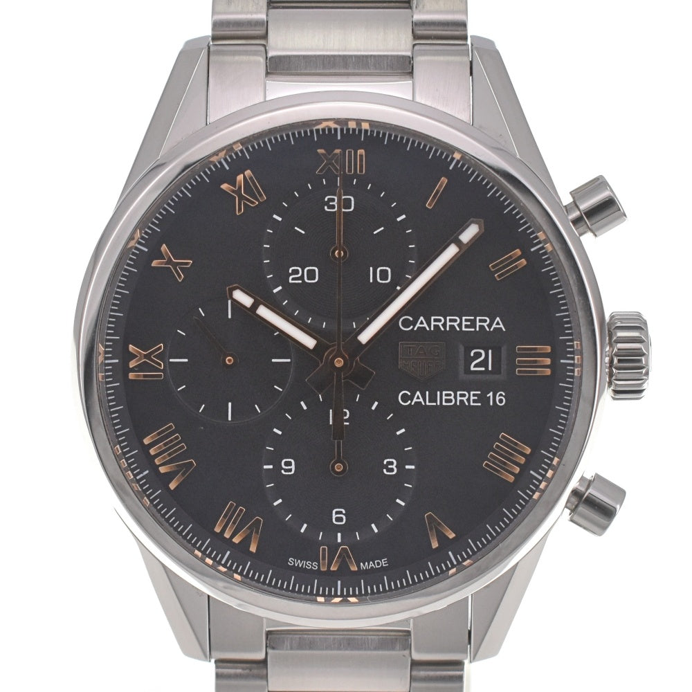 with paper TAG HEUER Carrera Caliber 16 CBK2113.BA0715 Limited item black Dial Automatic Men's
 Watch G#139559