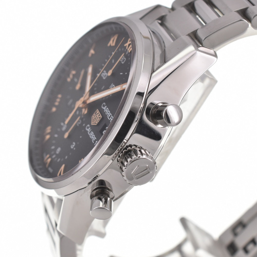 with paper TAG HEUER Carrera Caliber 16 CBK2113.BA0715 Limited item black Dial Automatic Men's
 Watch G#139559