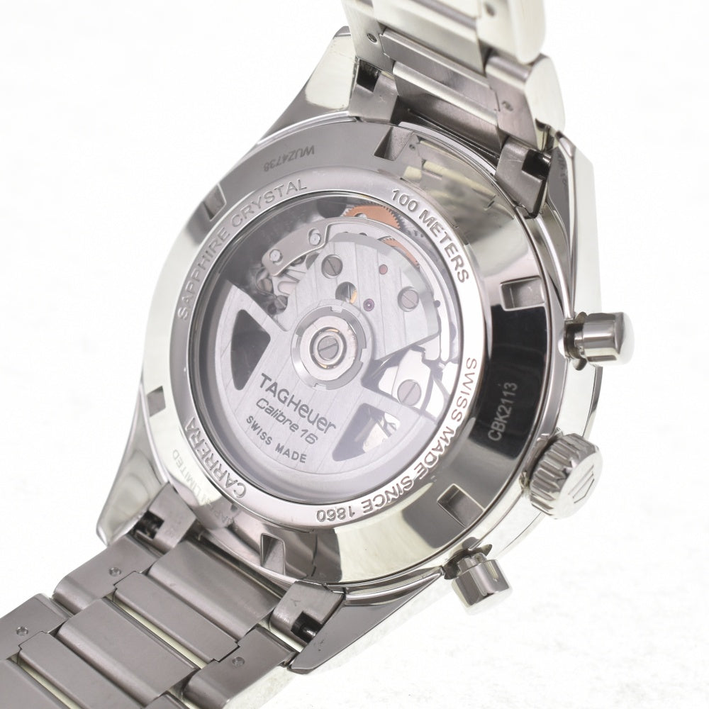 with paper TAG HEUER Carrera Caliber 16 CBK2113.BA0715 Limited item black Dial Automatic Men's
 Watch G#139559