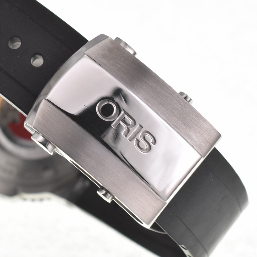 with paper ORIS Aquis Date 01 733 7653 4155-07 blue Dial Automatic Men's
 Watch G#139614