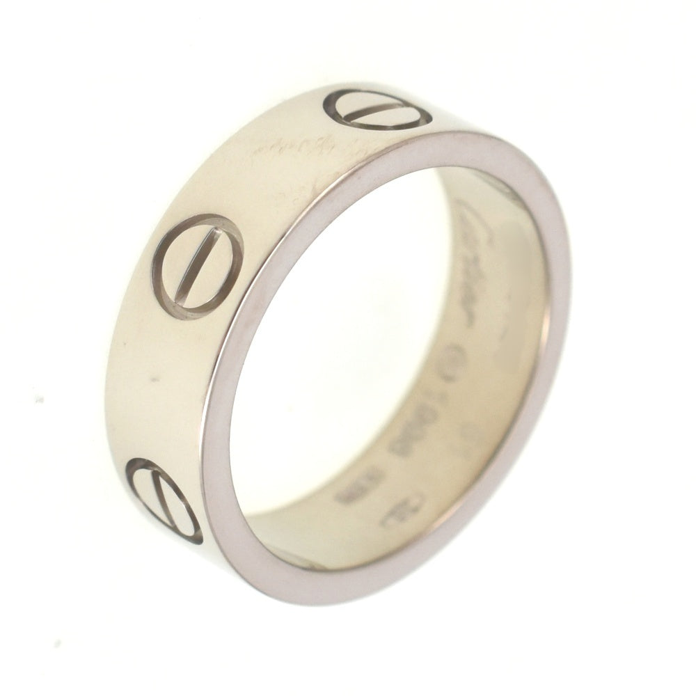 CARTIER Love Ring Classic Model Size 51/JP11 K18WG Ladies
 jewelry S#139633