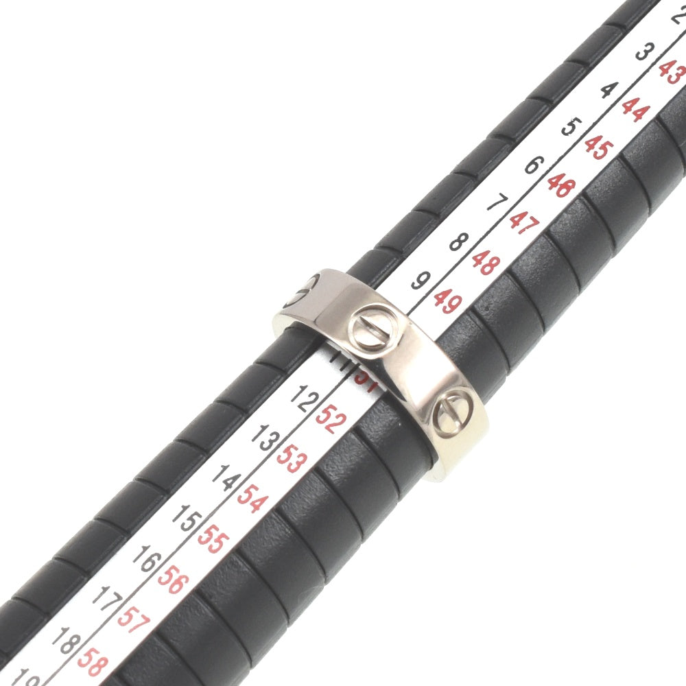 CARTIER Love Ring Classic Model Size 51/JP11 K18WG Ladies
 jewelry S#139633