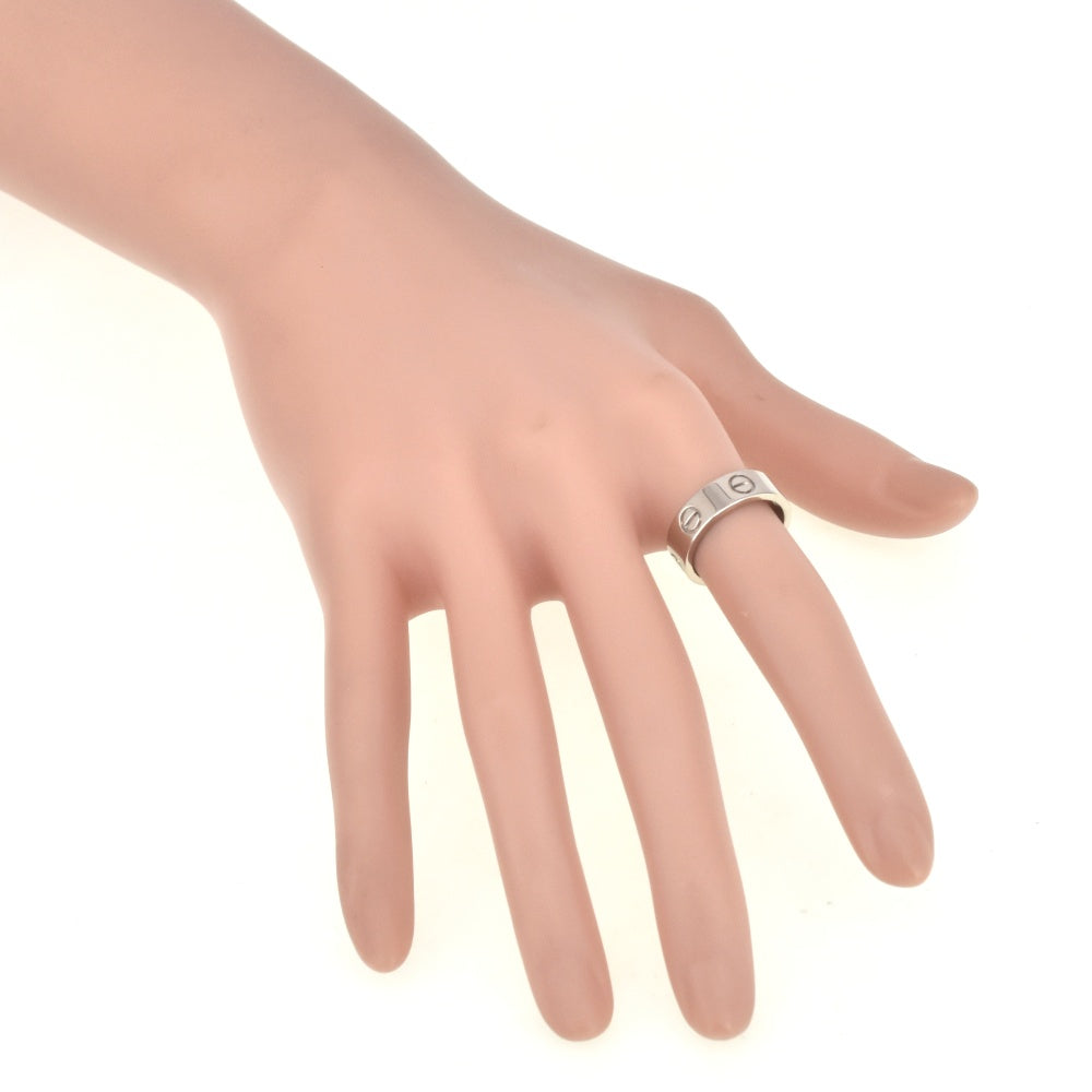 CARTIER Love Ring Classic Model Size 51/JP11 K18WG Ladies
 jewelry S#139633