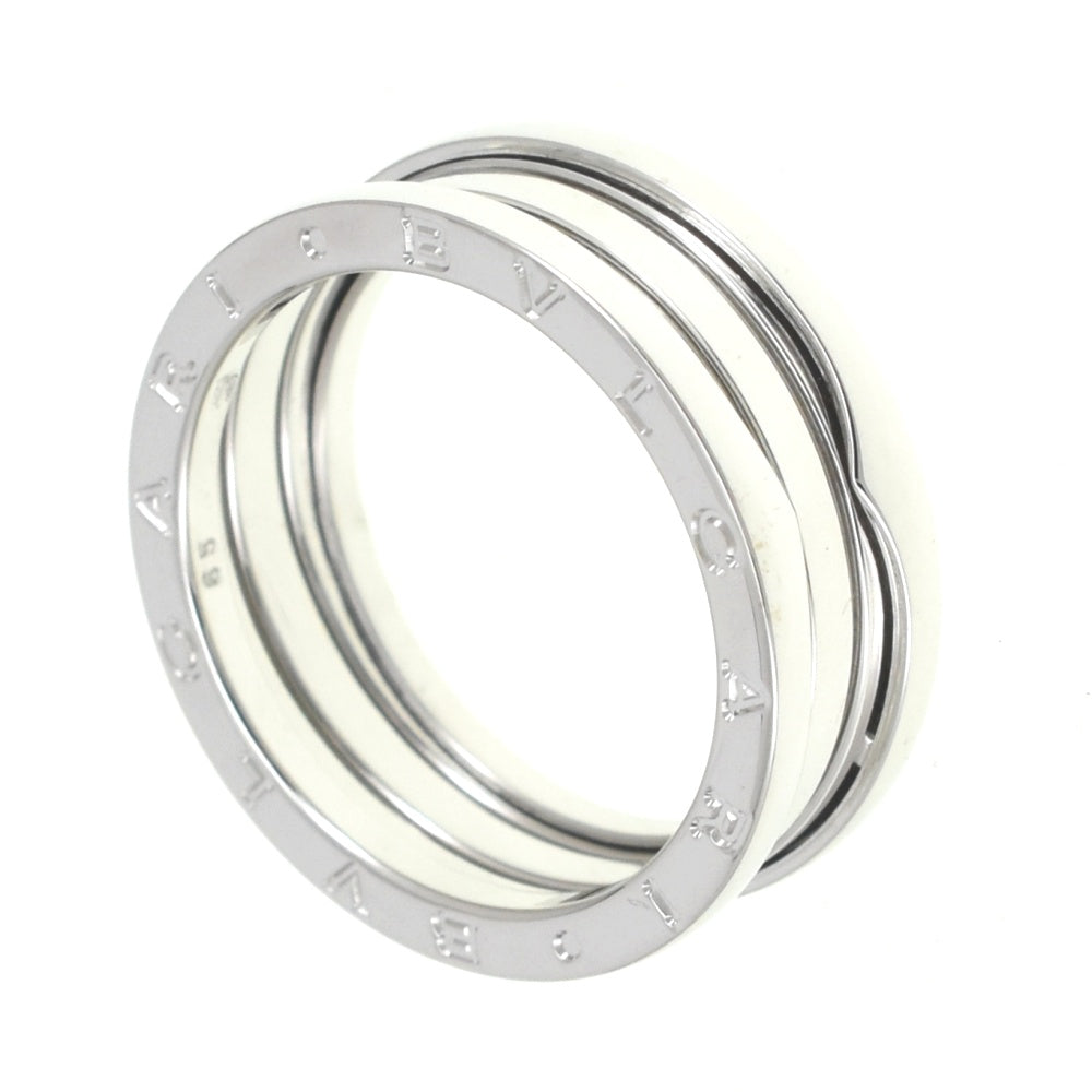 BVLGARI B-Zero1 ring Size 65/JP25 K18WG Men's
 jewelry S#139634