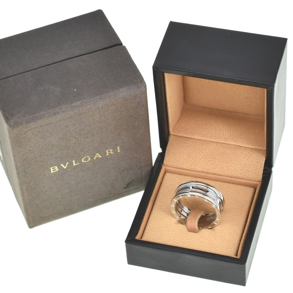 BVLGARI B-Zero1 ring Size 65/JP25 K18WG Men's
 jewelry S#139634