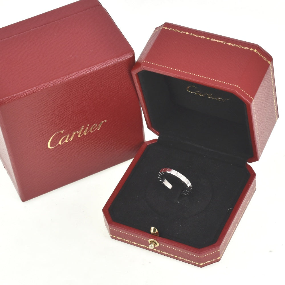 CARTIER Laniere Ring Size 54/JP14 K18WG Men's
 jewelry S#139639