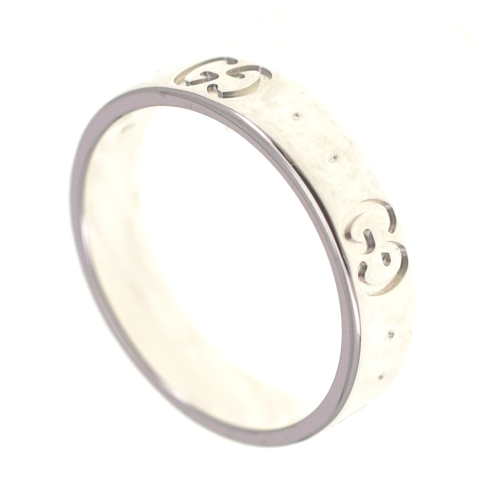 GUCCI Icon ring Size 47/JP7 K18WG Ladies
 jewelry S#139640