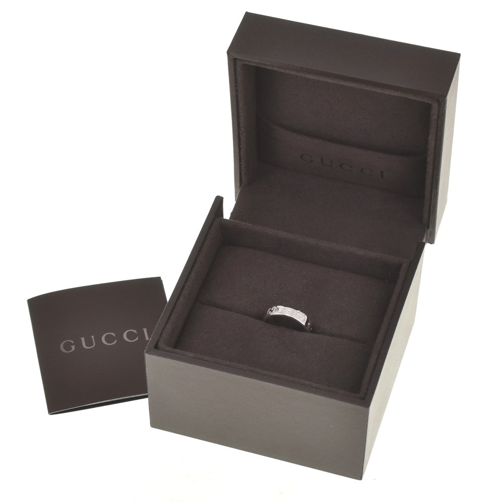 GUCCI Icon ring Size 47/JP7 K18WG Ladies
 jewelry S#139640