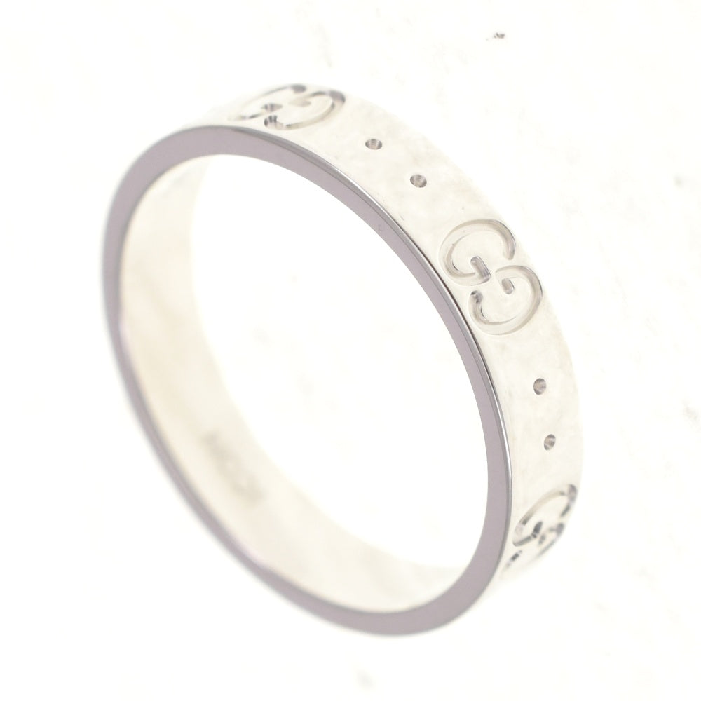 GUCCI Icon ring Size 54/JP14 K18WG Ladies
 jewelry S#139649