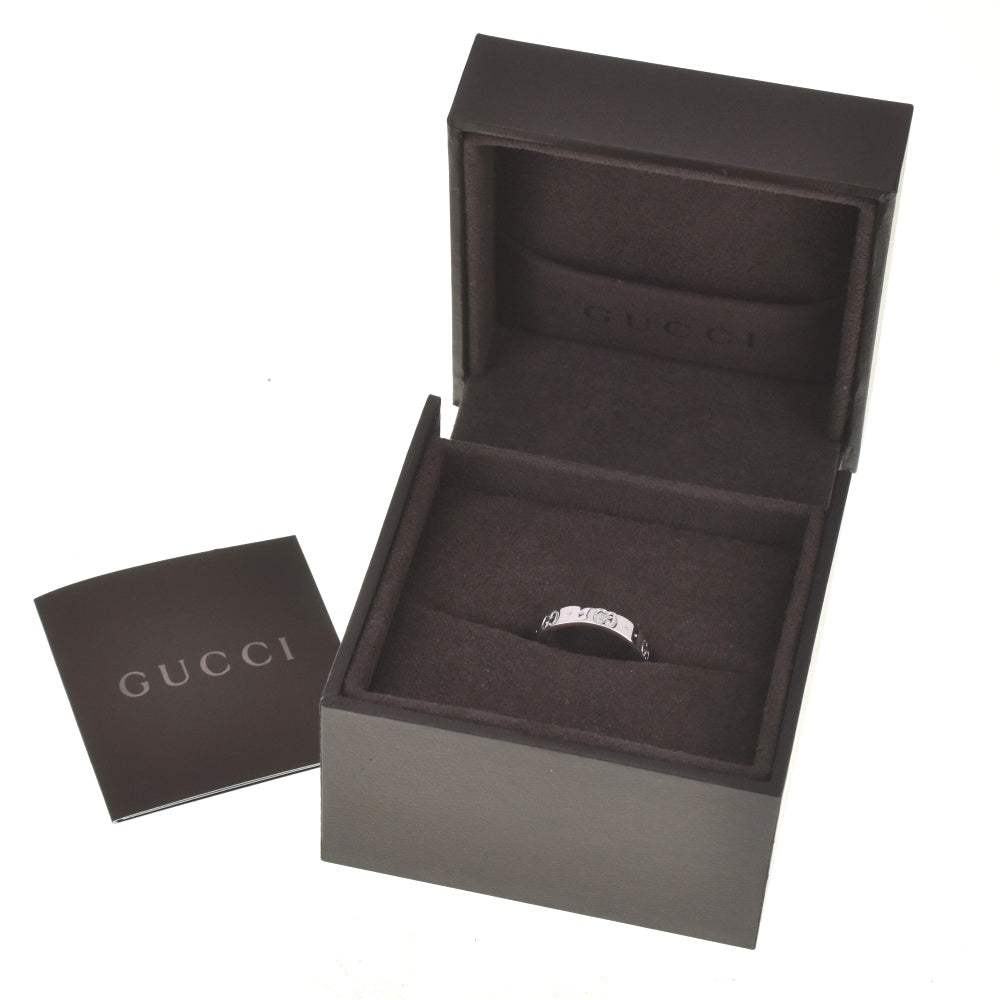 GUCCI Icon ring Size 54/JP14 K18WG Ladies
 jewelry S#139649