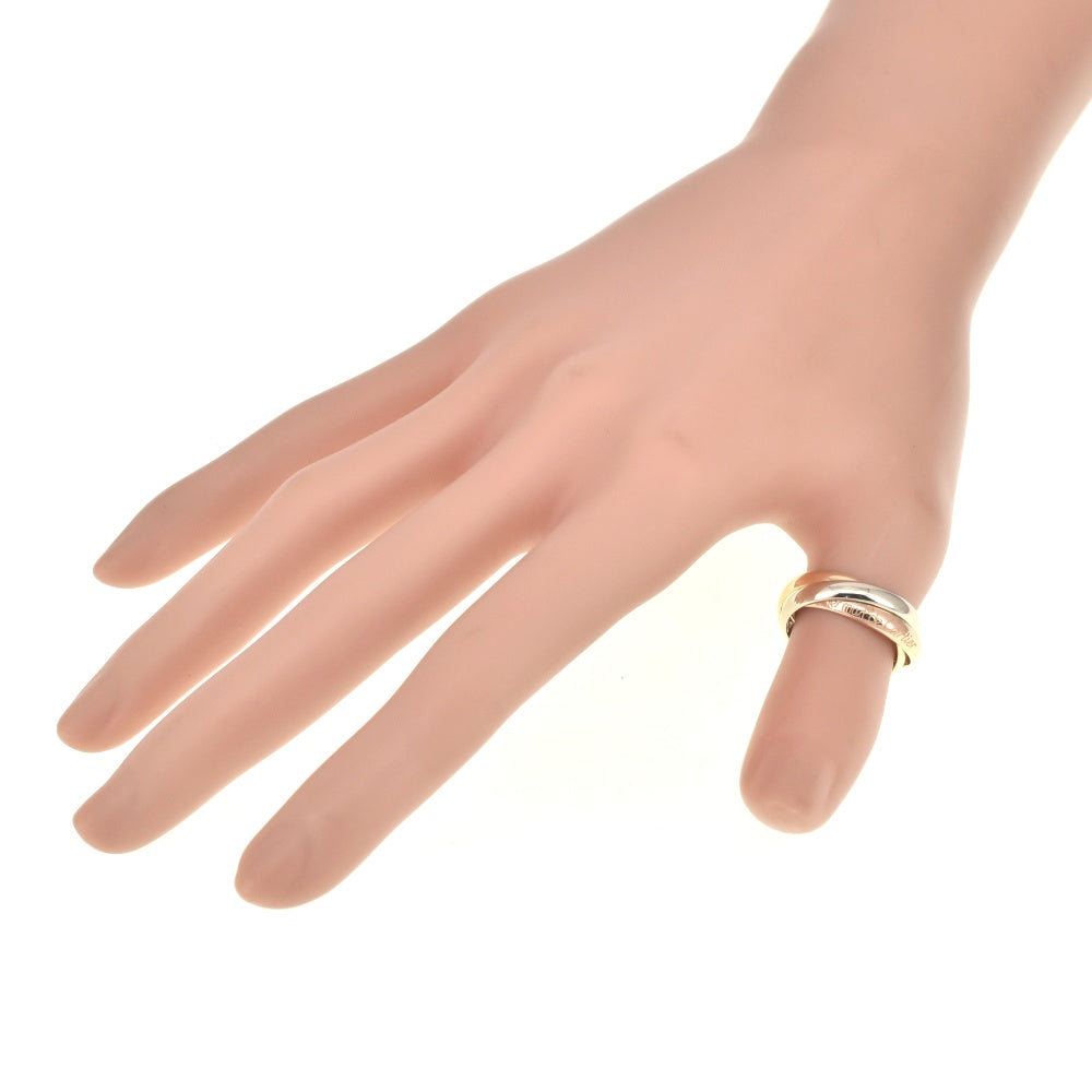 CARTIER Trinity 3-Row Ring Size 58/JP18 Three colors Men's
 jewelry S#139651