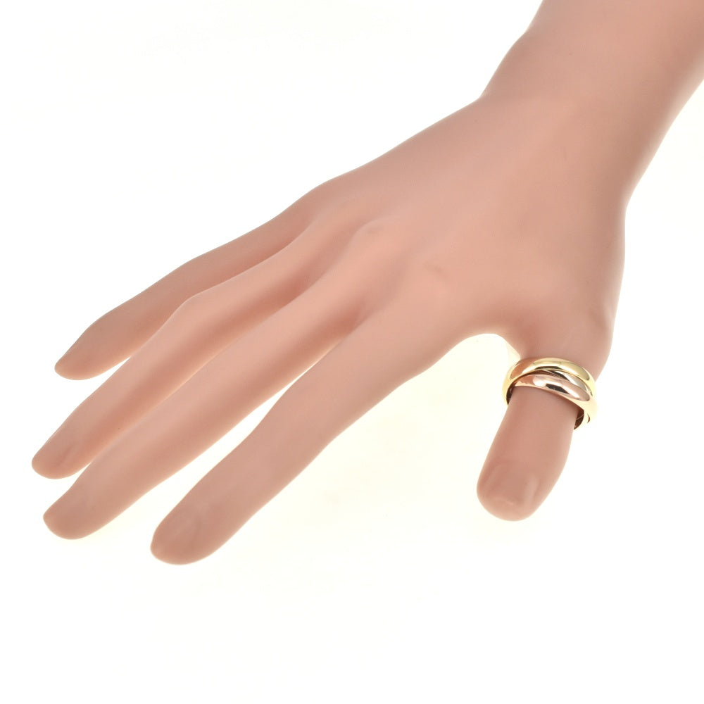 CARTIER Trinity 3-Row Ring Size 55/JP15 Three colors Men's
 jewelry S#139657