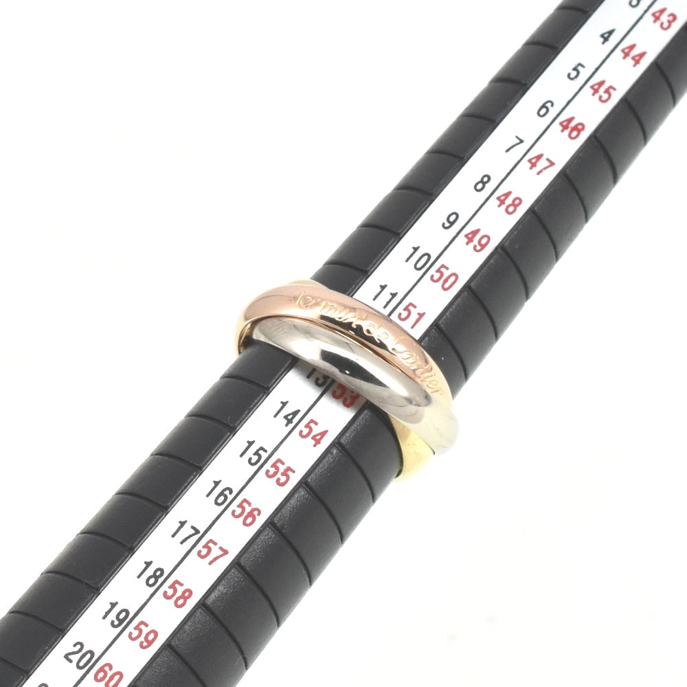 CARTIER Trinity 3-Row Ring Size 52/JP12 Three colors Ladies
 jewelry S#139658