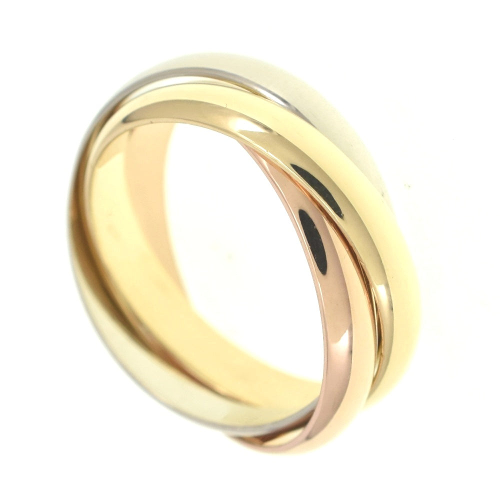 CARTIER Trinity 3-Row Ring Size 58/JP18 Three colors Men's
 jewelry S#139659