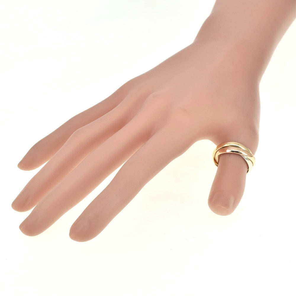 CARTIER Trinity 3-Row Ring Size 58/JP18 Three colors Men's
 jewelry S#139659