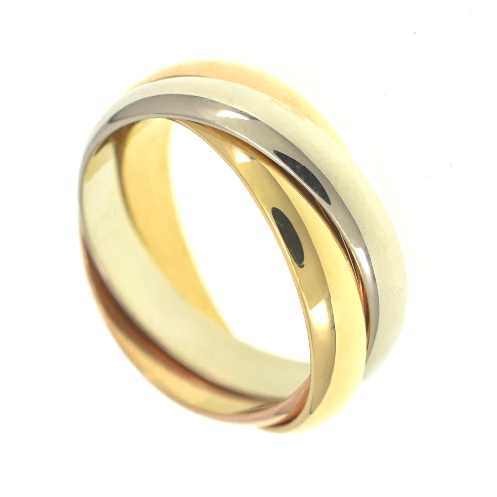 CARTIER Trinity 3-Row Ring Size 52/JP12 Three colors Ladies
 jewelry S#139660
