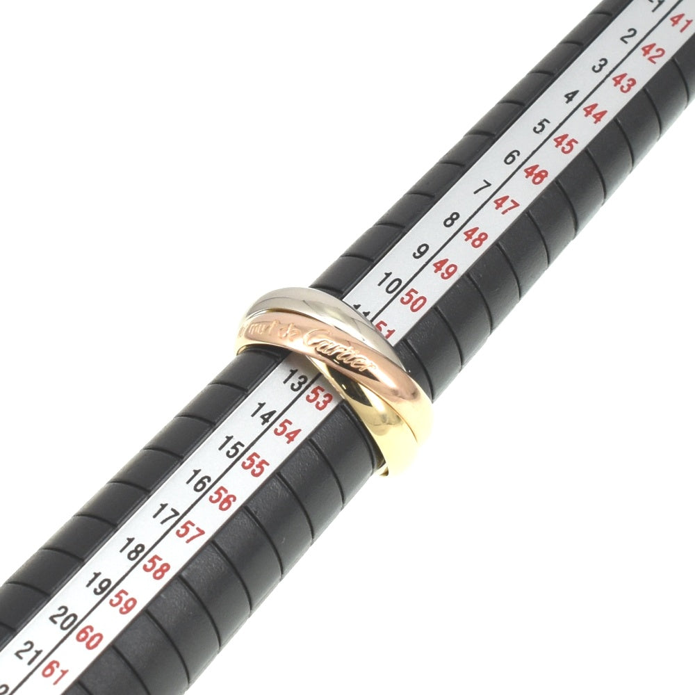 CARTIER Trinity 3-Row Ring Size 52/JP12 Three colors Ladies
 jewelry S#139660