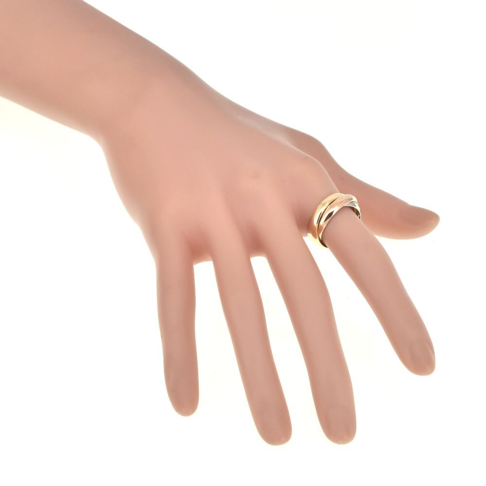 CARTIER Trinity 3-Row Ring Size 52/JP12 Three colors Ladies
 jewelry S#139660