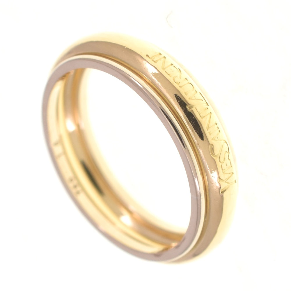 SAINT LAURENT ring Size 54/JP14 K18YG Men's
 jewelry S#139662