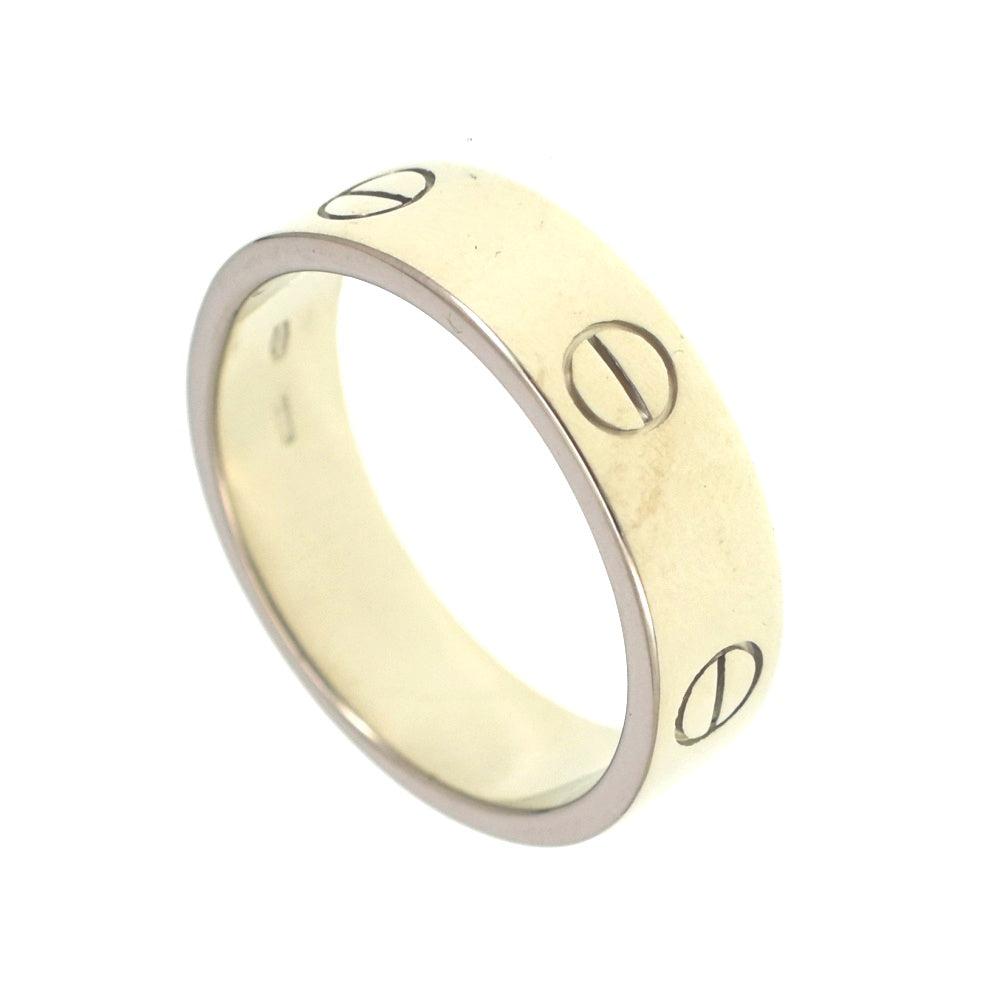 CARTIER Love Ring Classic Model Size 60/JP20 K18WG Ladies
 jewelry S#139663
