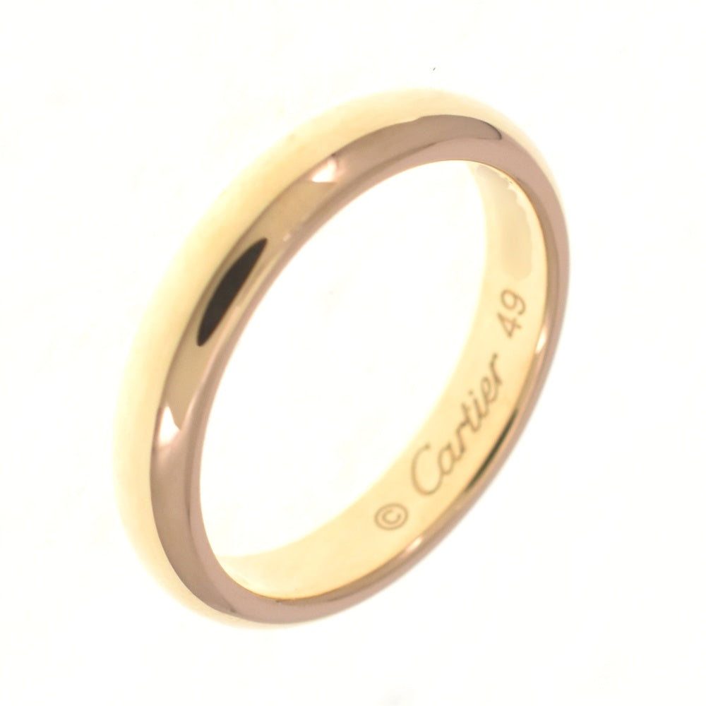 CARTIER Band ring Size 49/JP9 K18YG Ladies
 jewelry S#139664