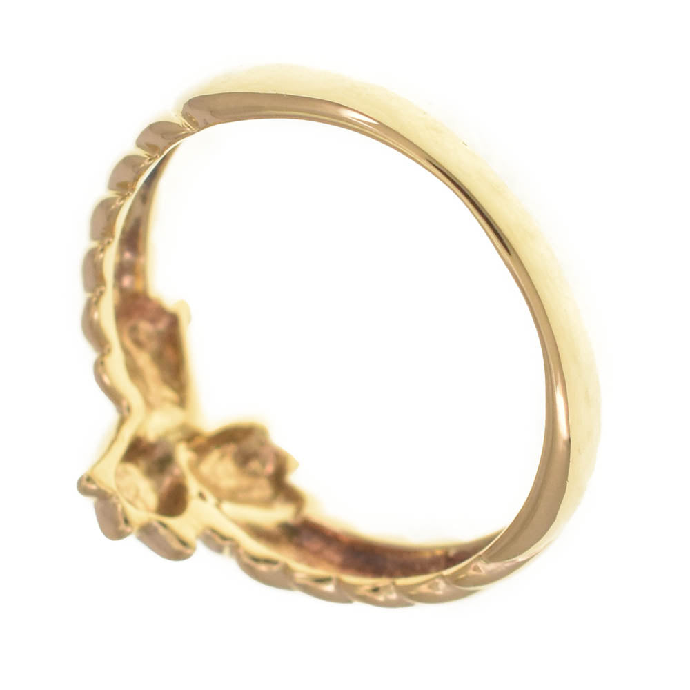 Dior Tulip Ring Size 49/JP9 K18YG Ladies
 jewelry S#139671