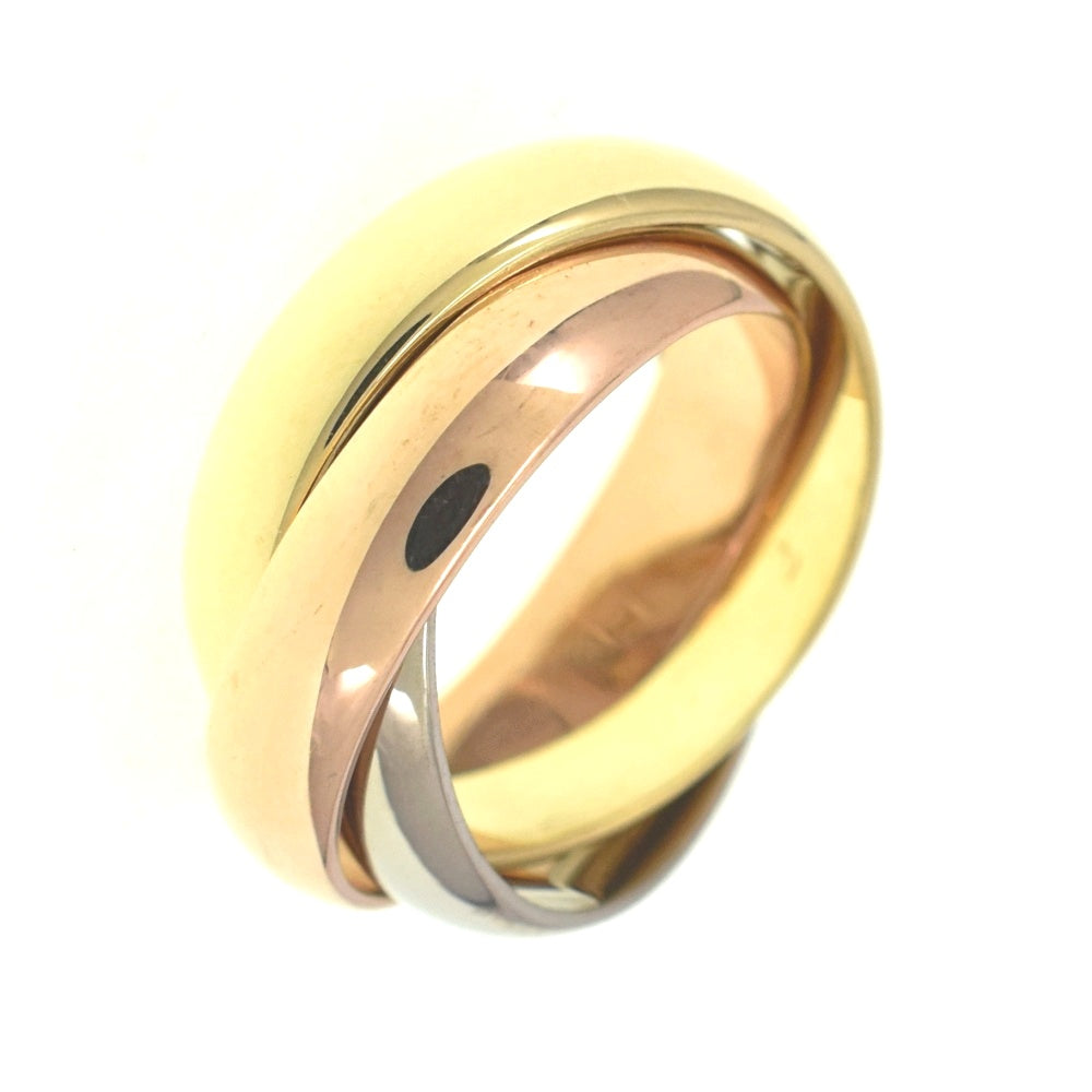 CARTIER Trinity 3-Row Ring Size 52/JP12 Three colors Ladies
 jewelry S#139673