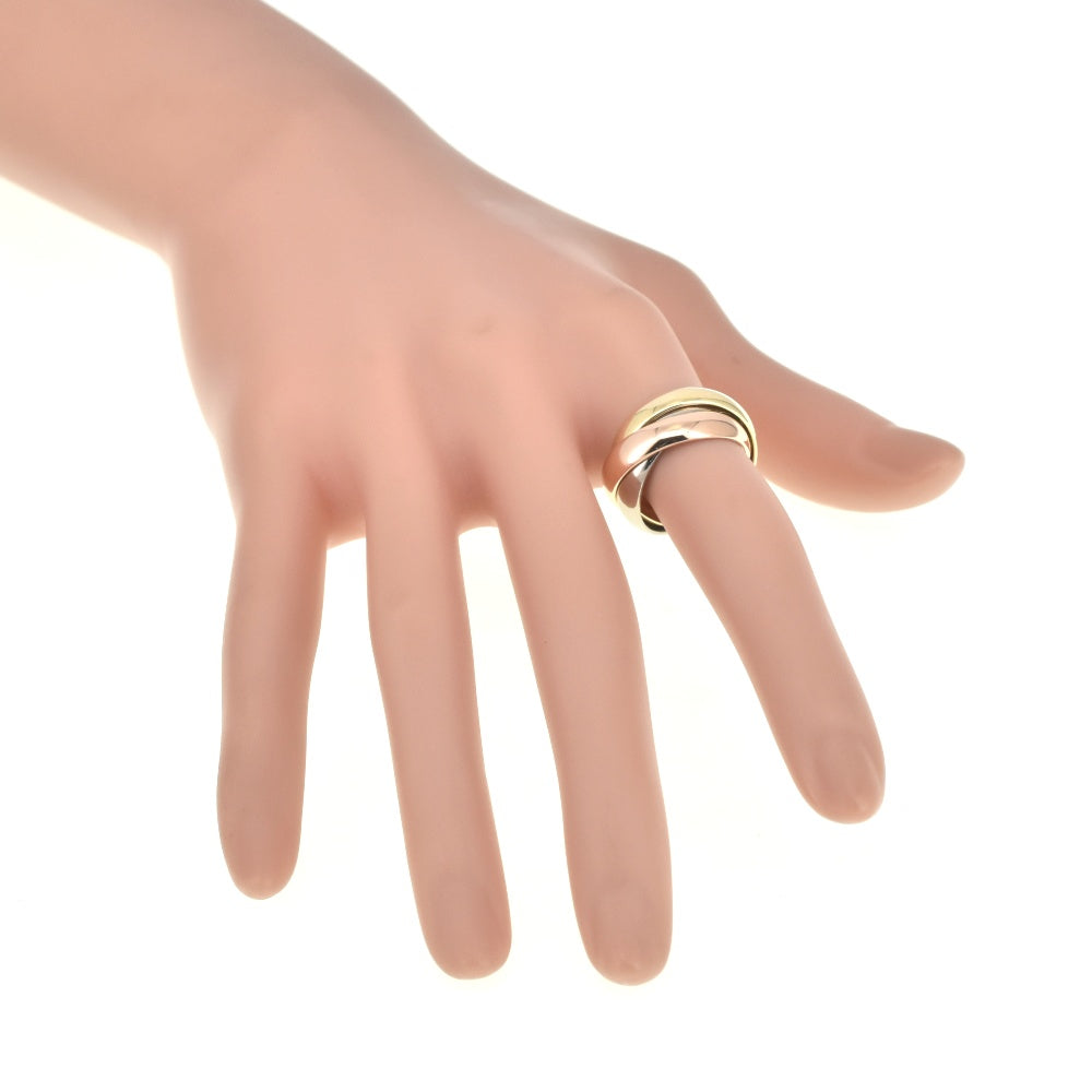 CARTIER Trinity 3-Row Ring Size 52/JP12 Three colors Ladies
 jewelry S#139673