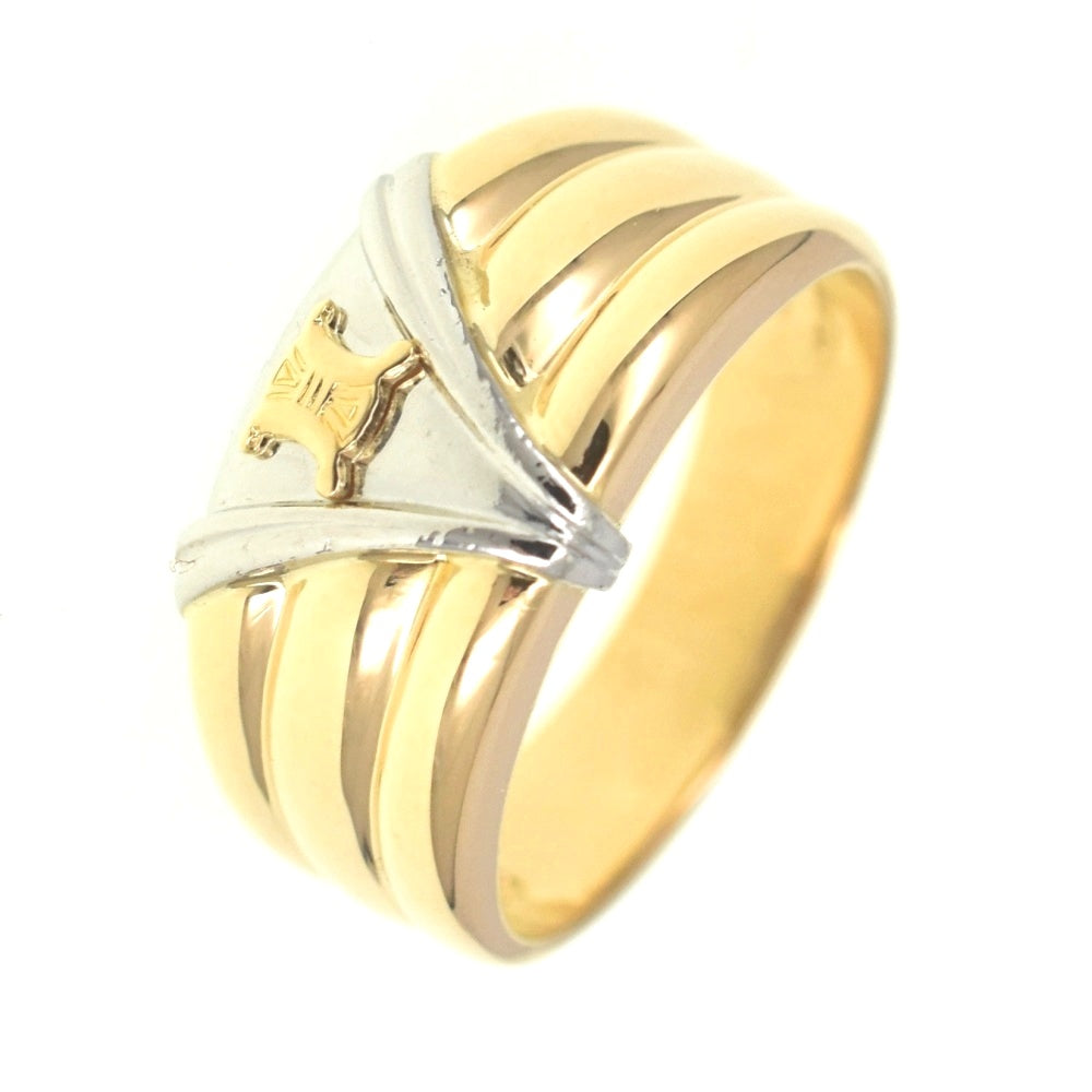 CELINE ring Size 53/JP13 K18YG/Pt900 Ladies
 jewelry S#139675