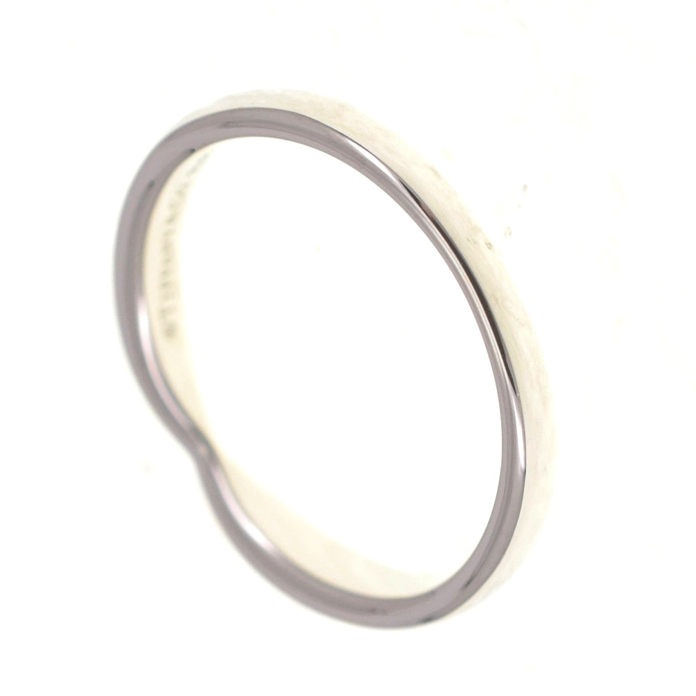 TIFFANY&Co. Harmony Wedding Ring Size 51/JP11 Pt950 Silver Ladies
 jewelry S#139677