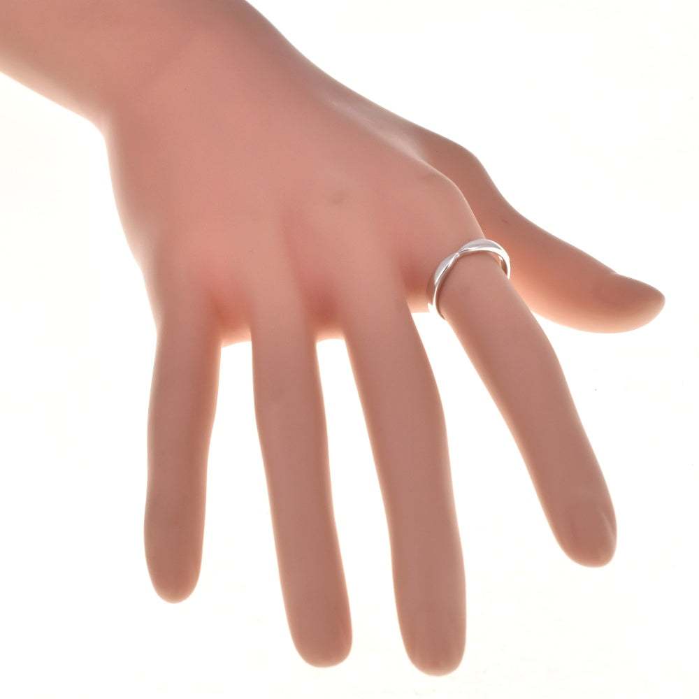 TIFFANY&Co. Harmony Wedding Ring Size 51/JP11 Pt950 Silver Ladies
 jewelry S#139677